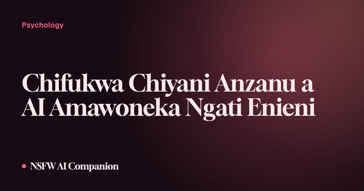 Chifukwa Chiyani Anzanu a AI Amawoneka Ngati Enieni